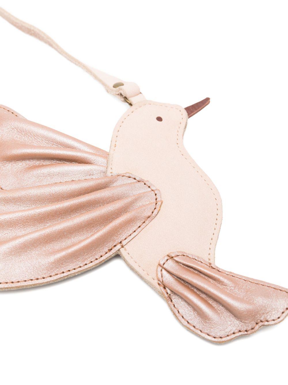Borsa a tracolla per bambina Donsje rosa con applicazione di uccelli 5003051 NL10J DONSJE KIDS