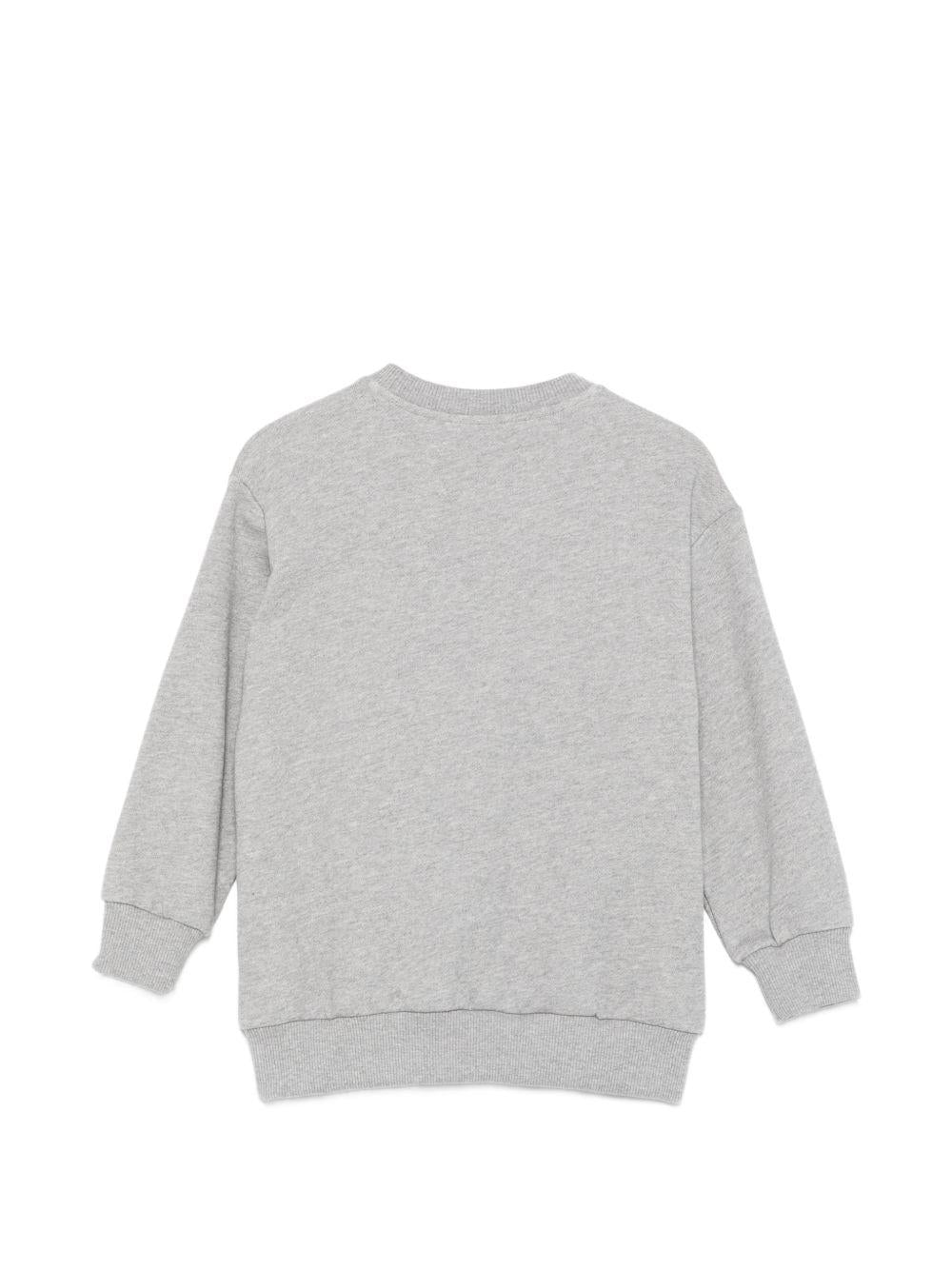 Felpa per bambino Etro Kids grigia con ricamo orsetto sul davanti GZ4P10 Z3188 806 ETRO KIDS