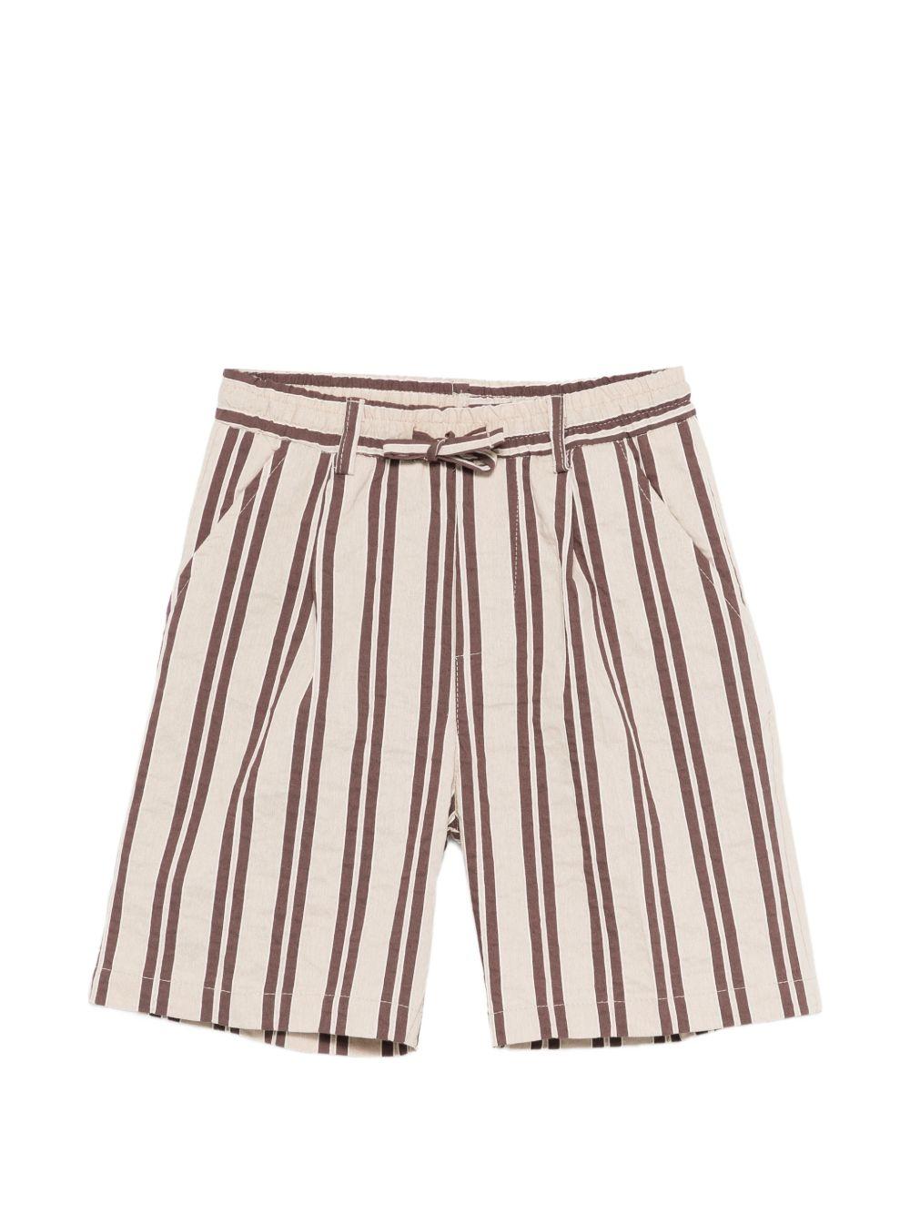 Shorts per bambino Paolo Pecora Kids multicolore con design a righe PP4298 EBANO PAOLO PECORA KIDS