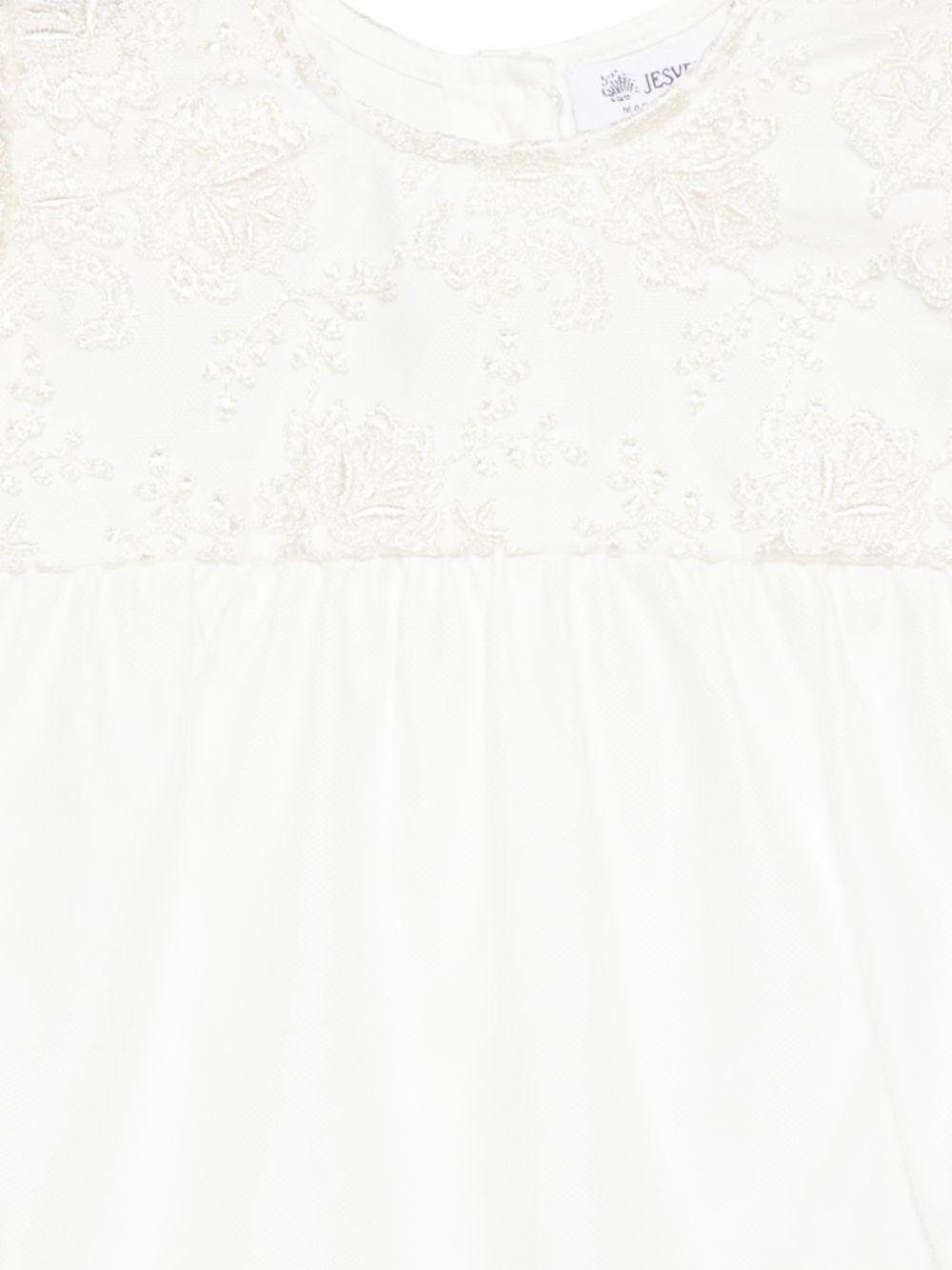 Tutina per neonata Jesurum Baby bianco con dettagli in pizzo AMARILLO VAR.49 JESURUM
