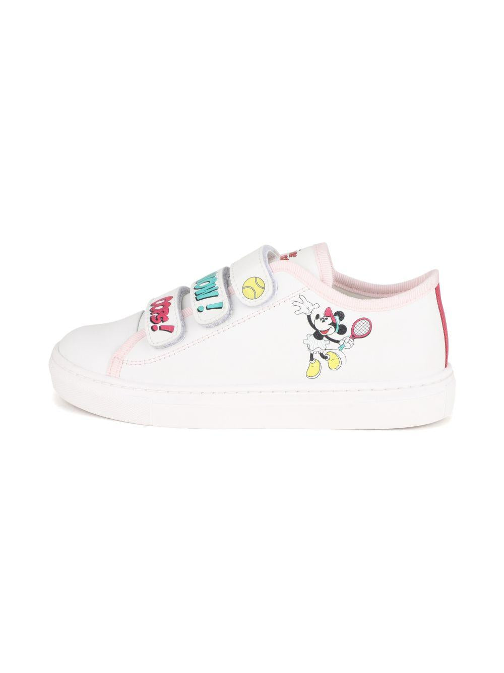 Scarpe per bambina The Marc Jacobs x Mickey Mouse bianche con punta tonda W60824 10P THE MARC JACOBS KIDS