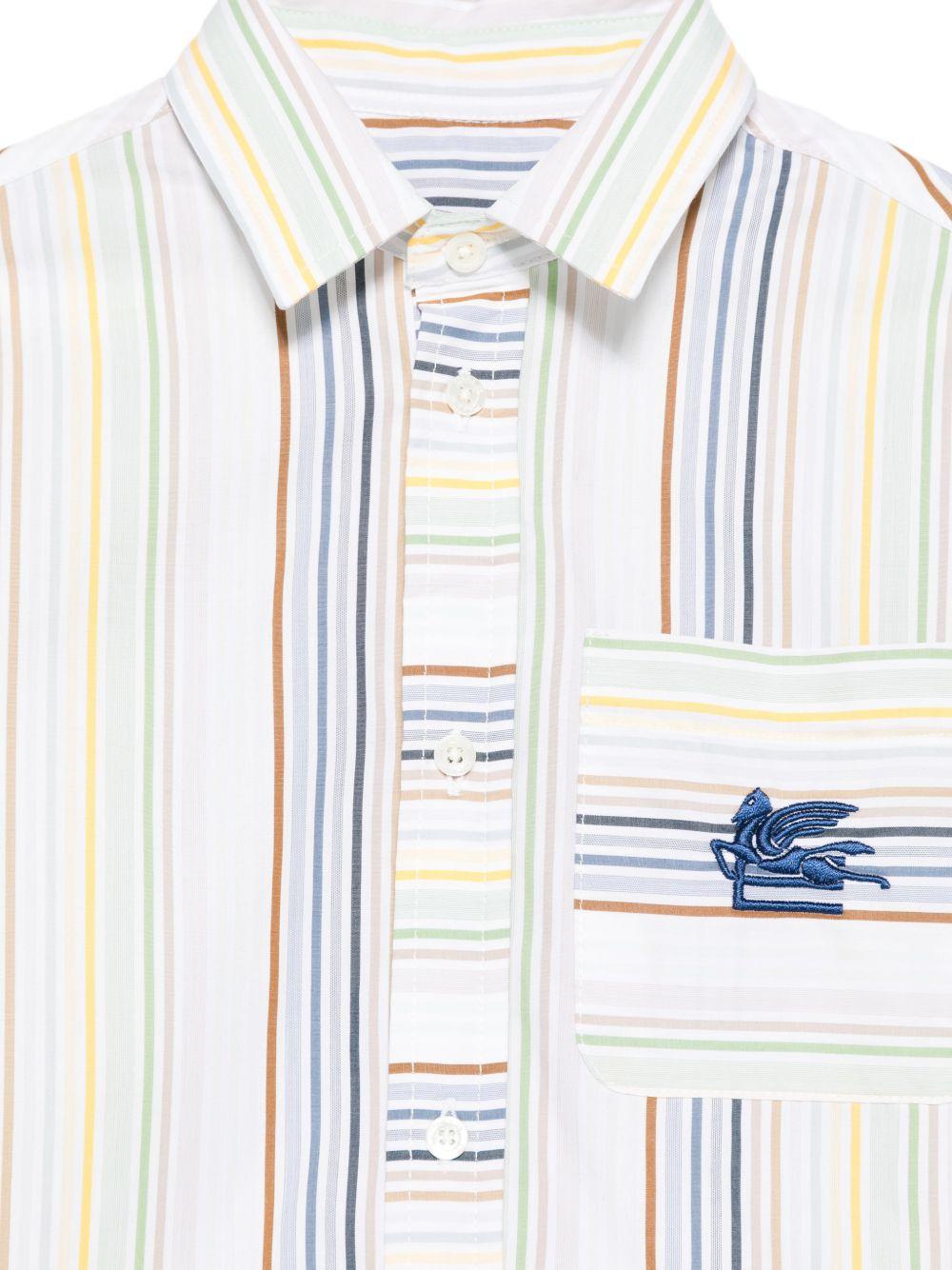 Camicia per bambino Etro Kids multicolore con design a righe GY5P20 Z3654 101RO ETRO KIDS