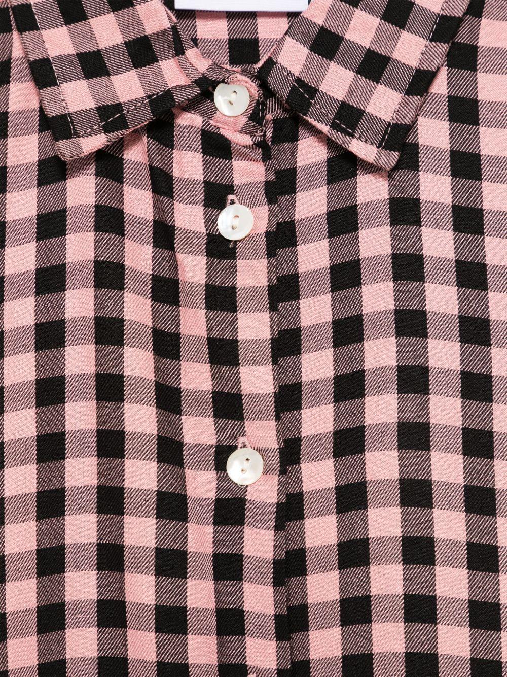 Camicia per bambina Molo Rafa rosa con dettaglio con nodo 2S25C201 9260 MOLO