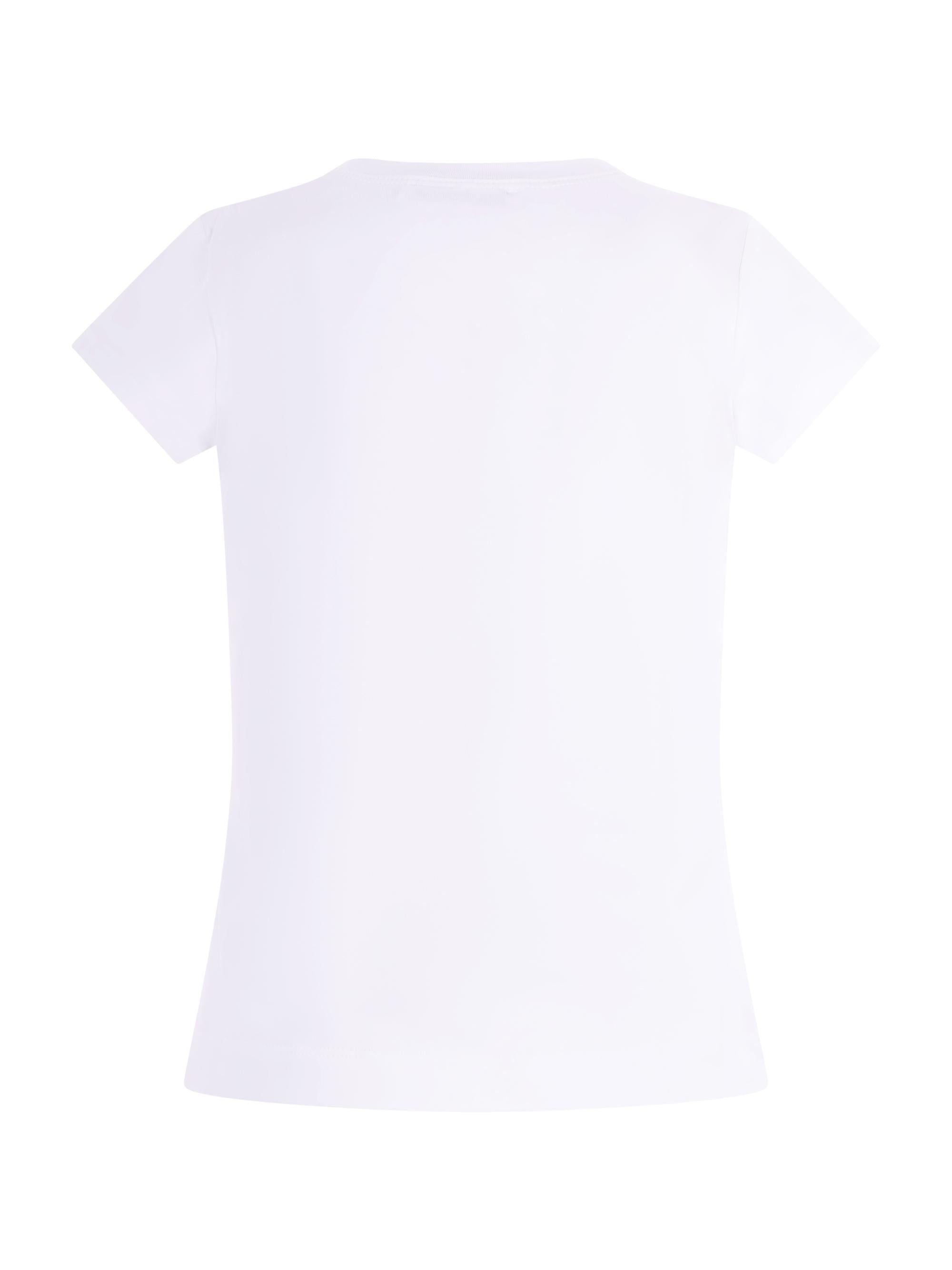T-shirt per bambina Monnalisa Sweet Candies bianca con stampa grafica 11G609 7201 0099 MONNALISA KIDS