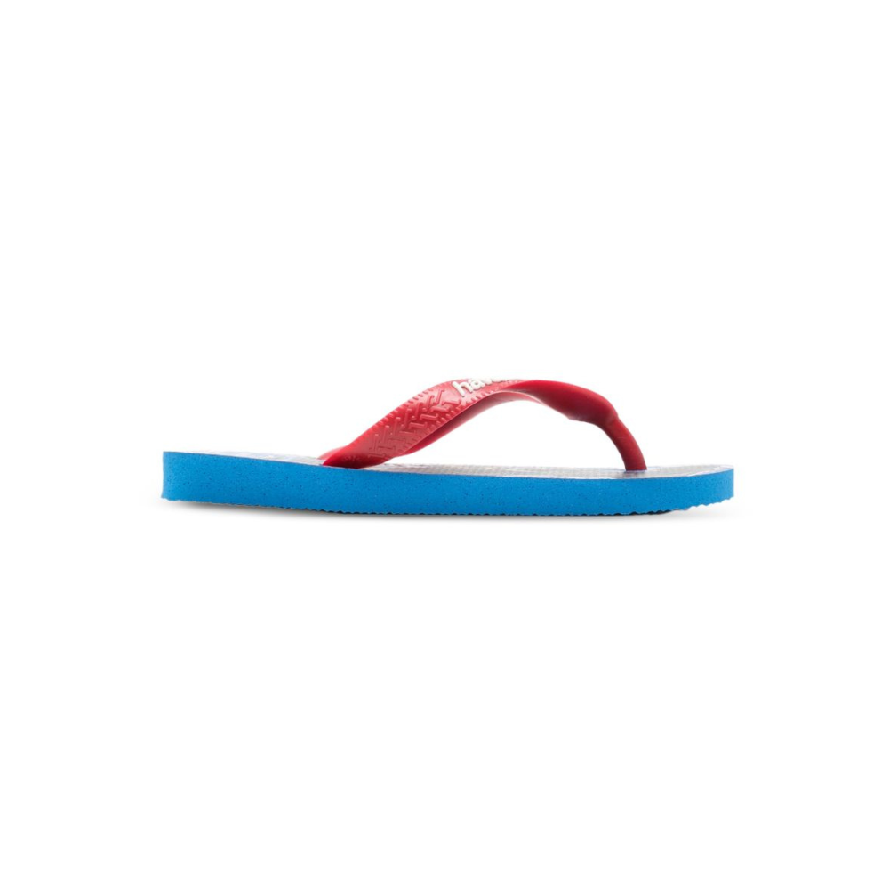 Infradito per bambino Havaianas Kids x Marvel blu con logo in rilievo 4148300 3504 HAVAIANAS KIDS
