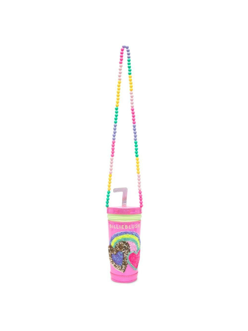 Borsa per bambina Billieblush rosa Milkshake con paillettes U22040 Z41 BILLIEBLUSH