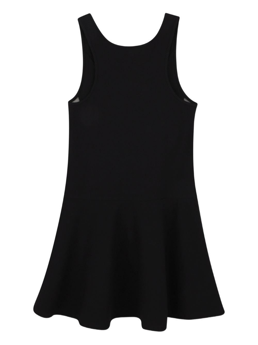 Abito per bambina DKNY Kids nero con logo sul davanti D62601 09B DKNY