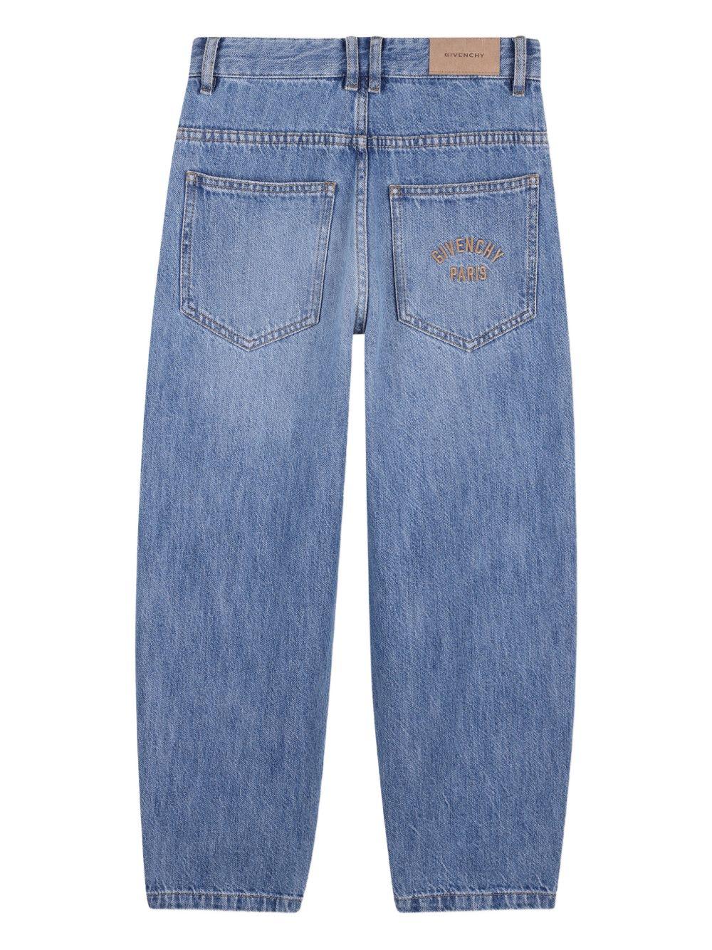 Jeans per bambino Givenchy Kids in denim con ricamo con logo H31088 Z25 GIVENCHY KIDS