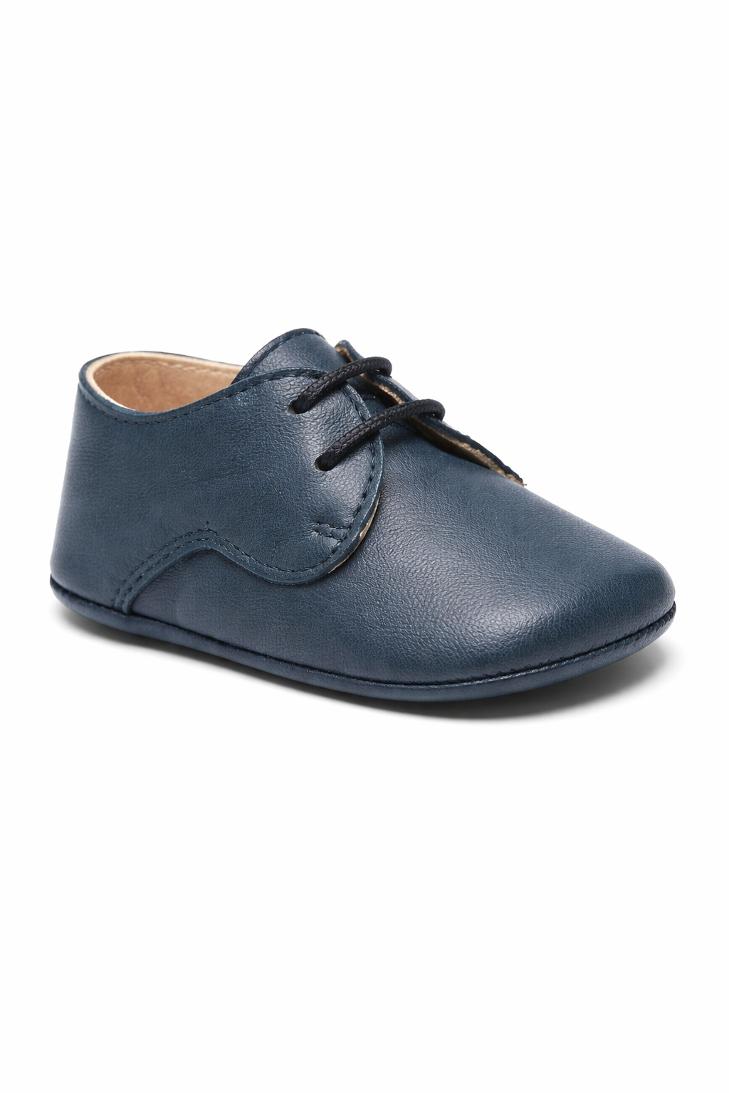 Scarpe primi passi per neonatoEli1957 blu con soletta in pelle con logo 10016AL MARINO Eli Kids