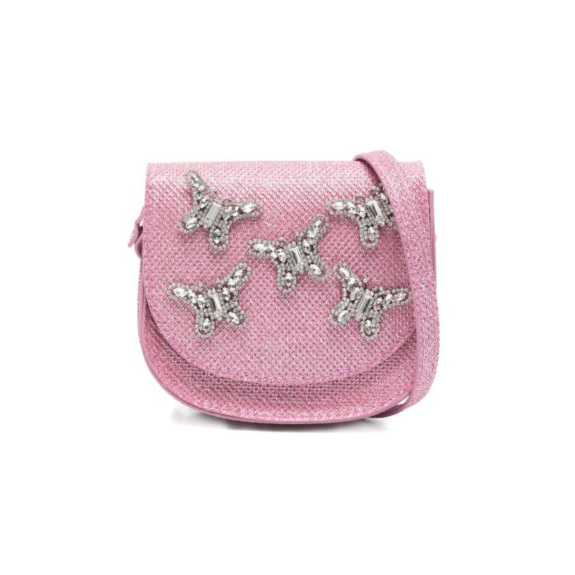 Borsa per bambina Aruna Seth rosa con applicazione farfalle BAG01 PINK ARUNA SETH KIDS