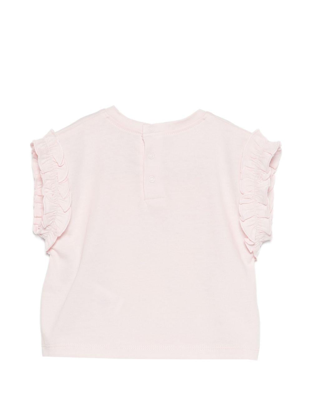 T-shirt per neonata Billieblush rosa con stampa grafica U21776 44L BILLIEBLUSH KIDS