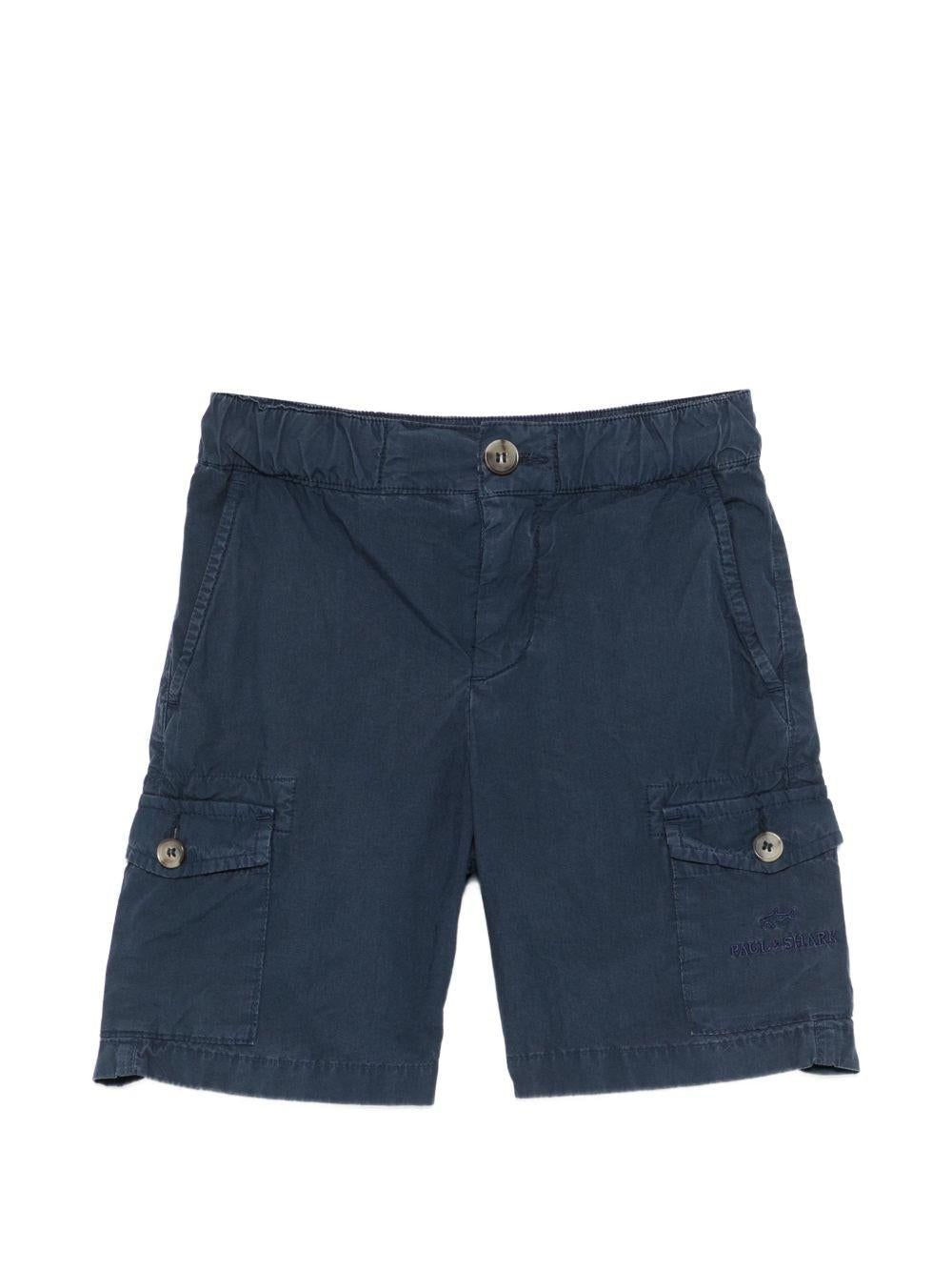 Shorts per bambino Paul & Shark Junior blu navy con chiusura a bottone WUQ002LLC05 42370 PAUL & SHARK KIDS