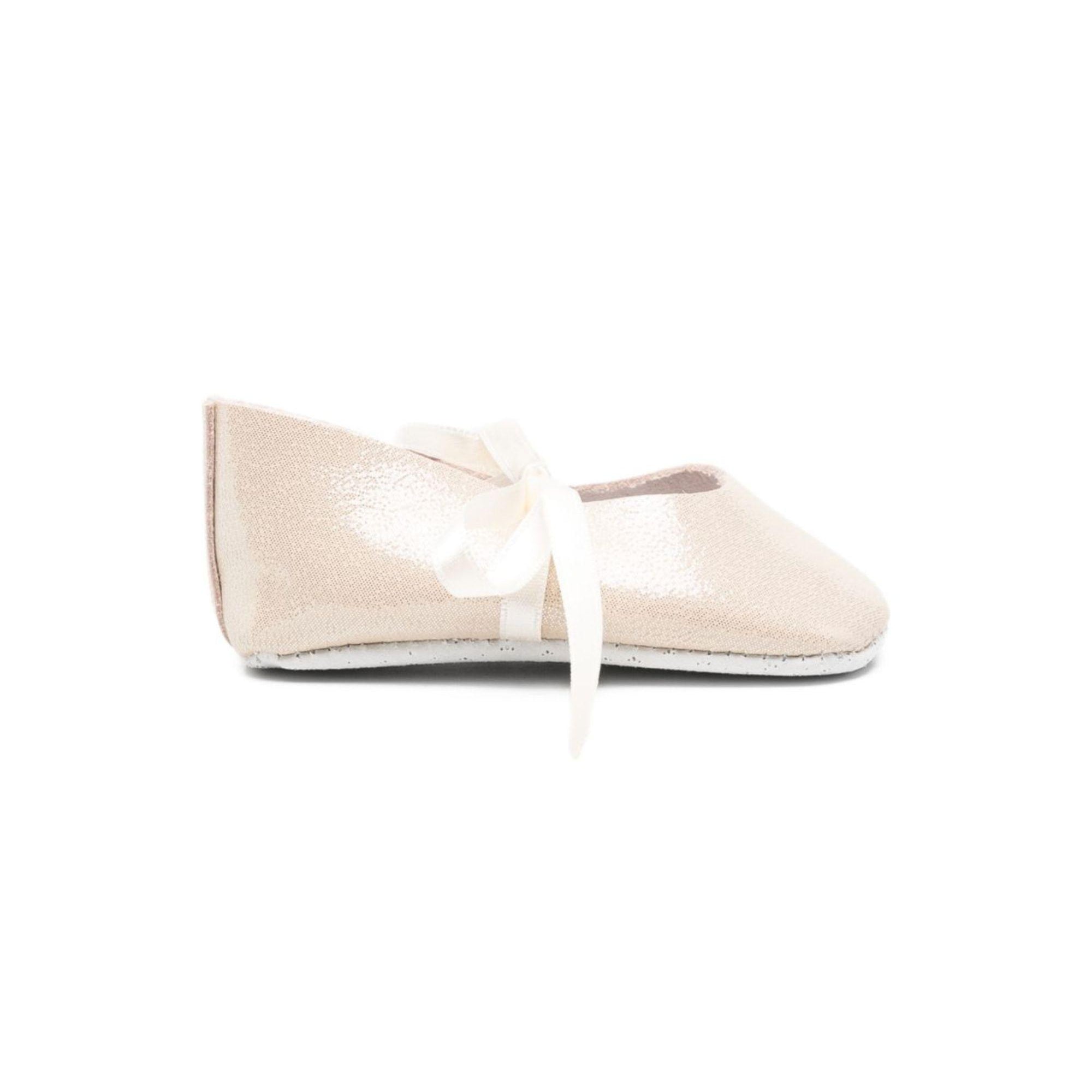Ballerine per neonata Tartine & Chocolat beige con dettaglio nastro CC80021 74 TArtine & Chocolat KIDS