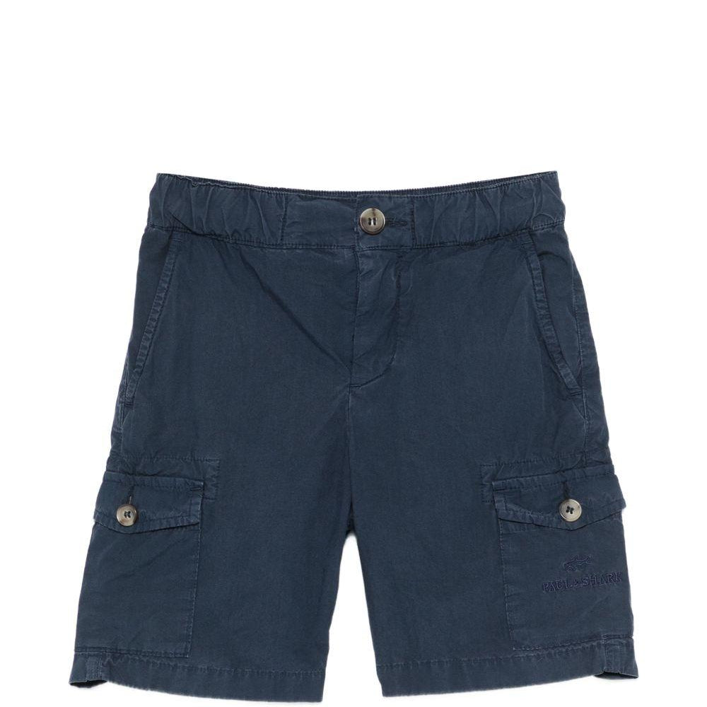 Shorts per bambino Paul & Shark Junior blu navy con chiusura a bottone WUQ002LLC05 42370 PAUL & SHARK KIDS