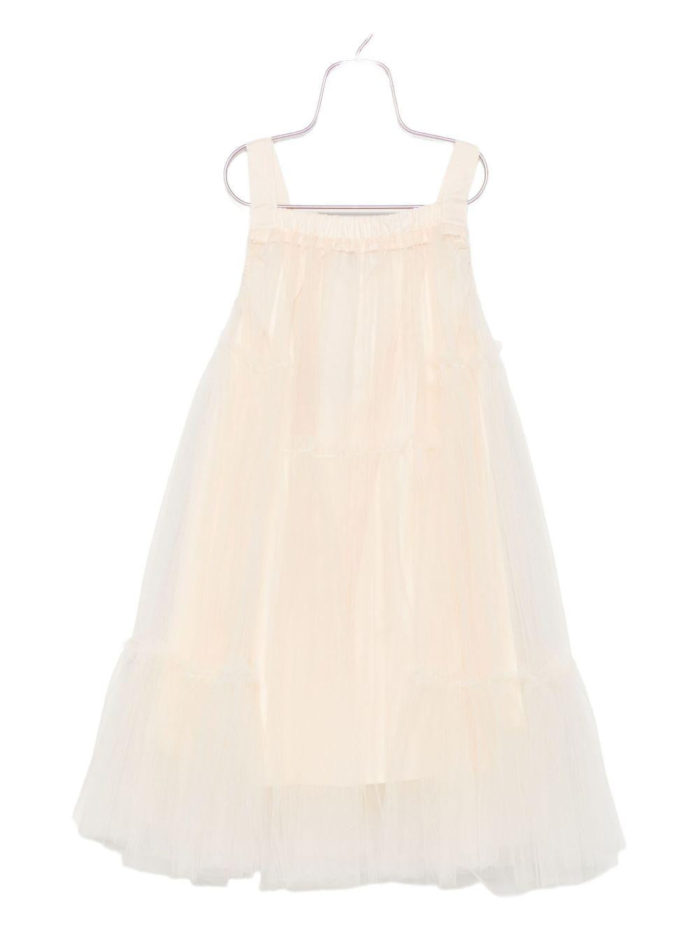 Abito per bambina Donsje beige in tulle 4100400 00003 DONSJE