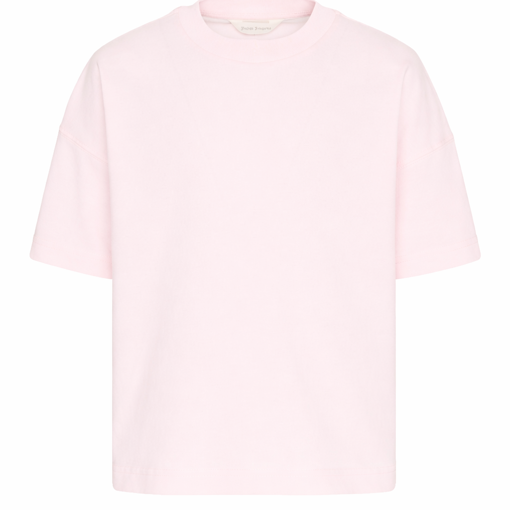 T-shirt per bambina Palm Angels Kids rosa con stampa logo sul retro PGAA001S26JER001 042 PALM ANGELS KIDS