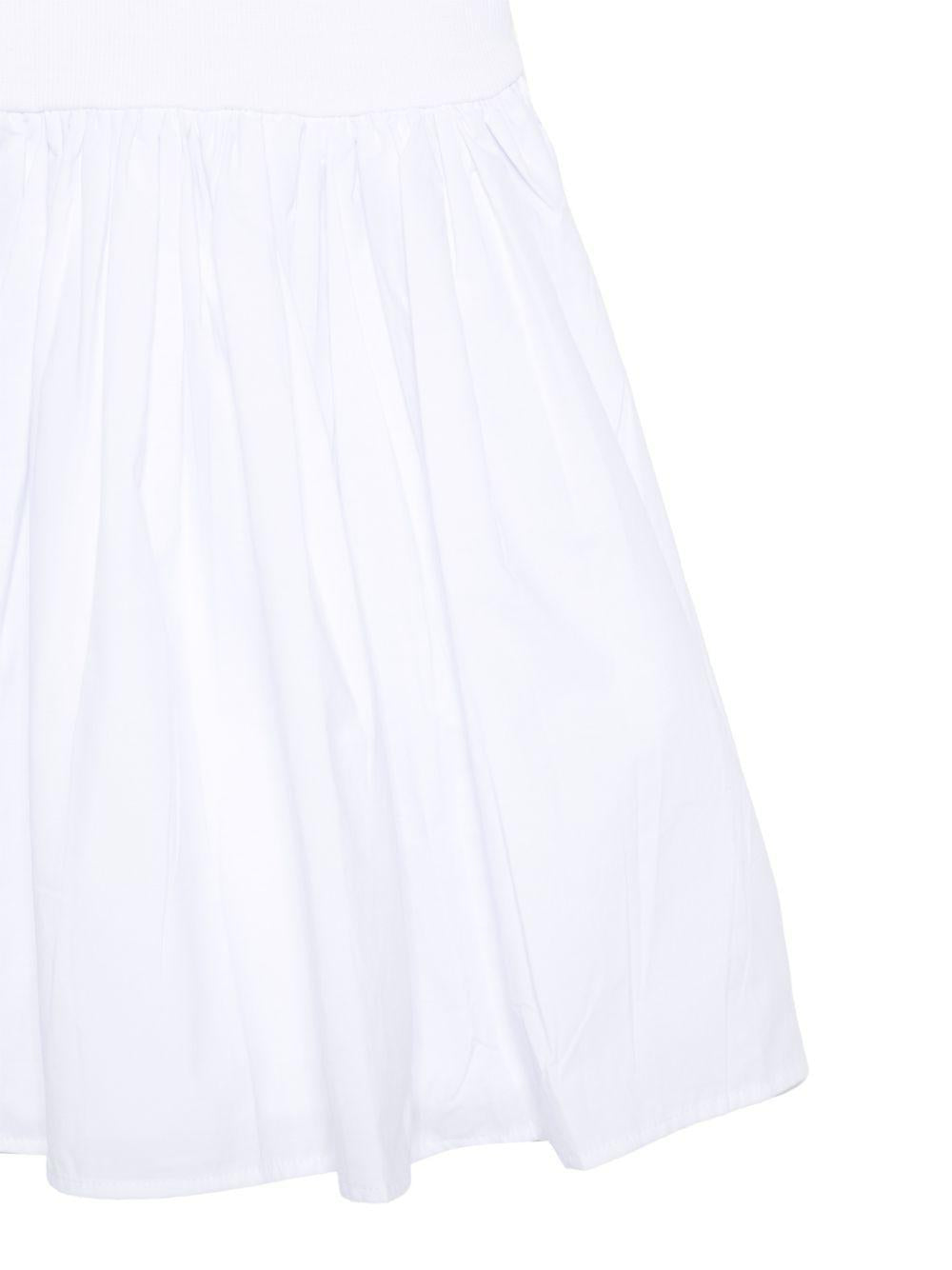 Abito monospalla per bambina Molo bianco a trapezio 2S26E104 5636 MOLO