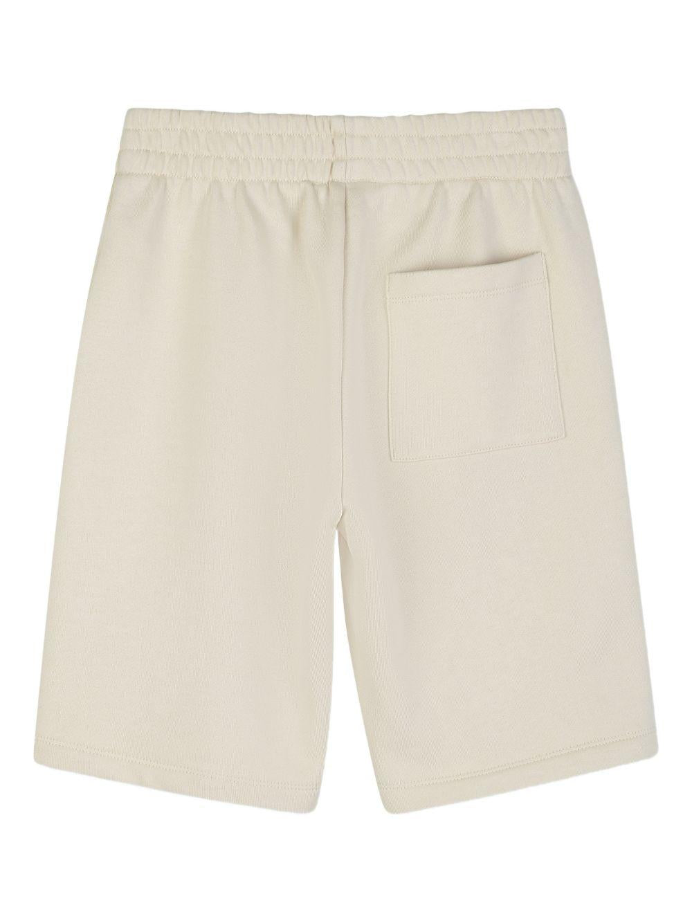 T-shirt per bambino Kenzo Kids beige con logo sul davanti K61680 255 KENZO KIDS