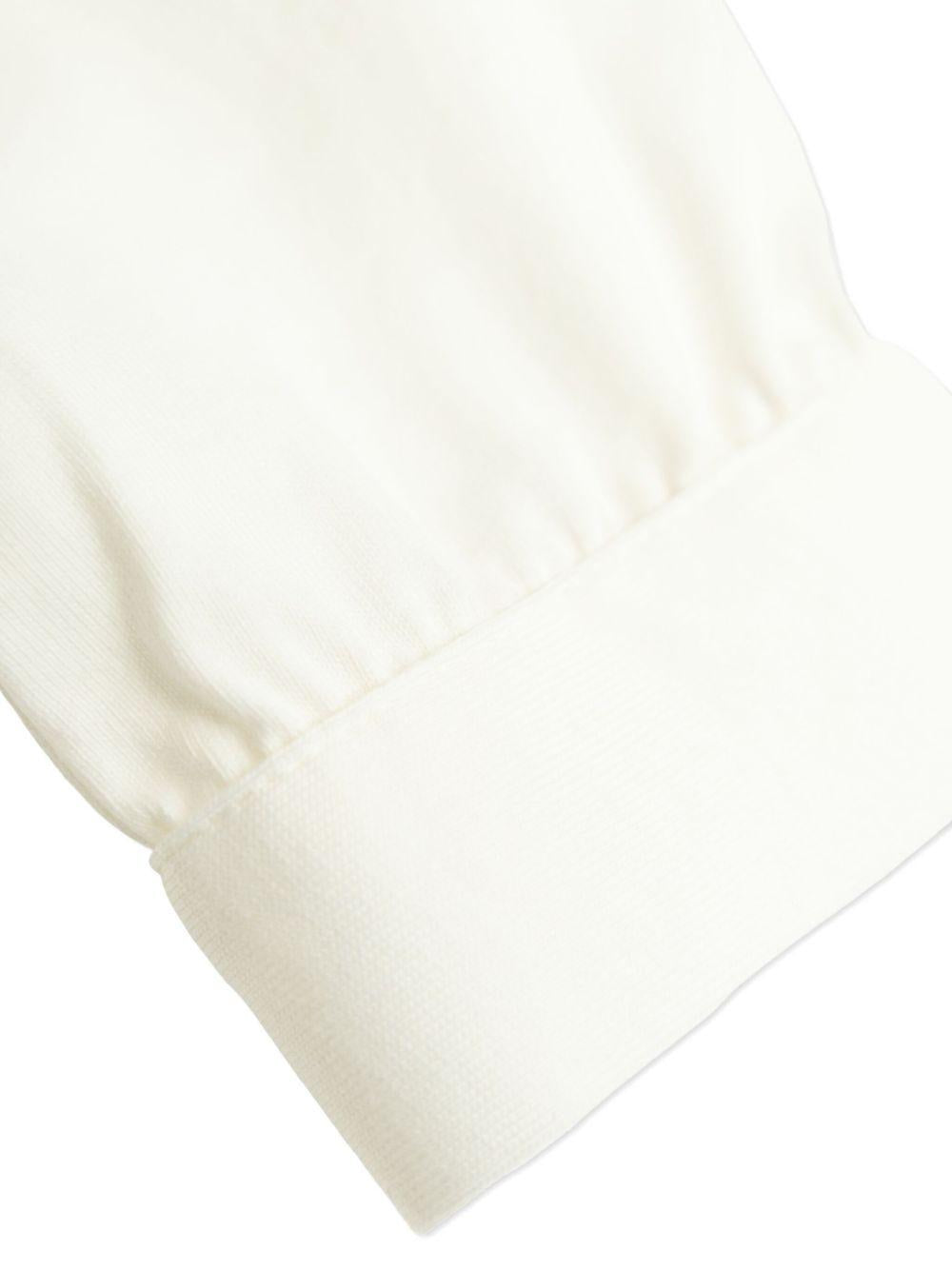 Camicia per bambina Versace Kids bianco con colletto alla Peter Pan 10186891A15358 2WZ90 VERSACE KIDS