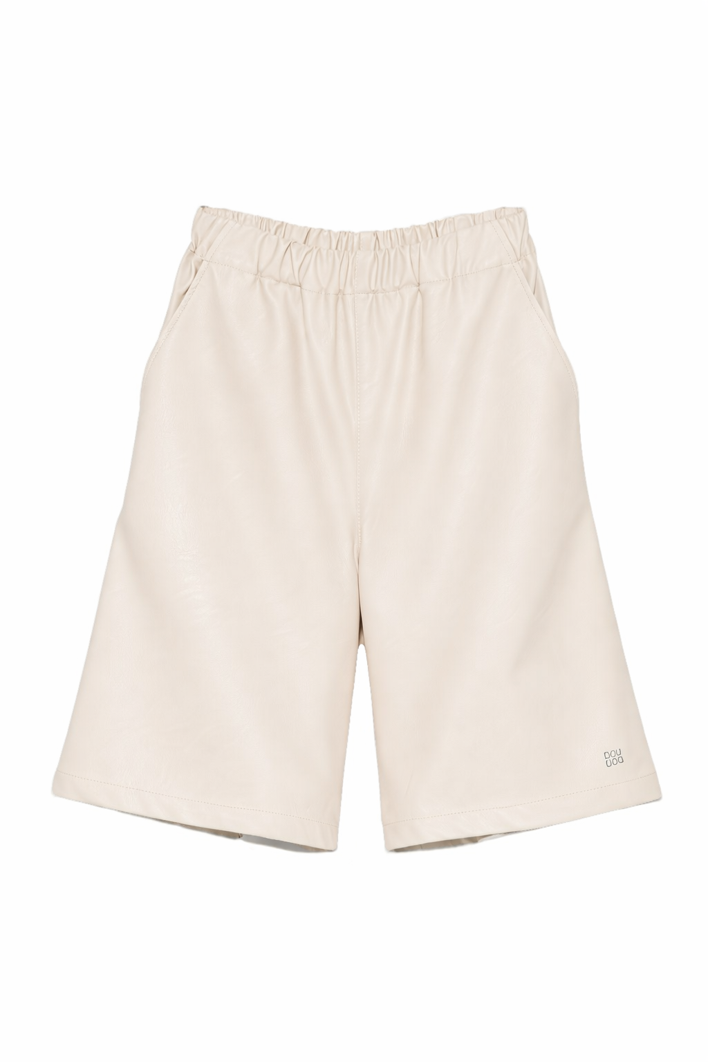 Shorts per bambina Douuod Kids beige con vita elasticizzata DY6P59 H0076 108 DOUUOD KIDS