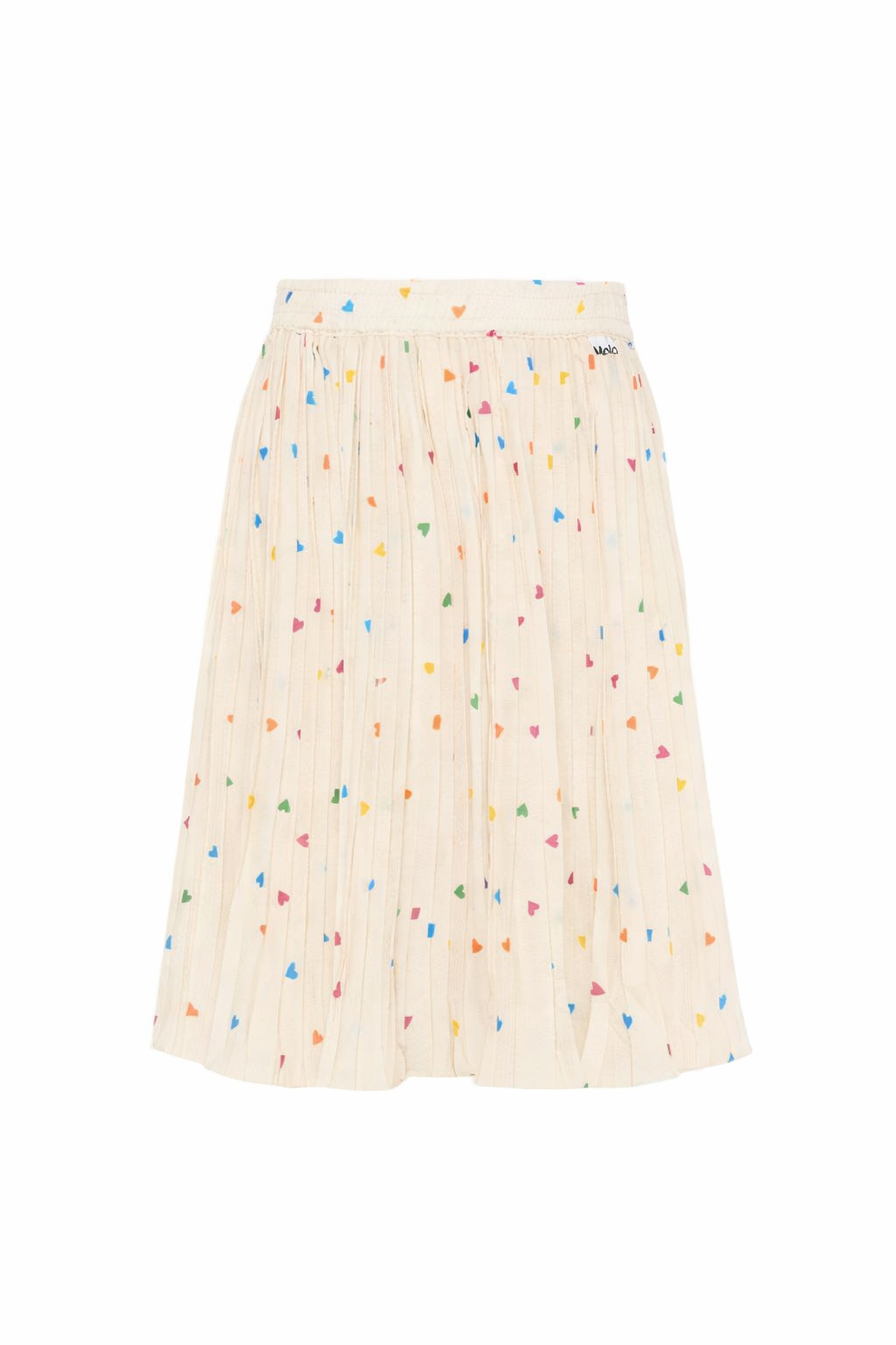 Gonna per bambina Molo avorio con stampa cuoricini all-over 2S26D108 9537 MOLO KIDS