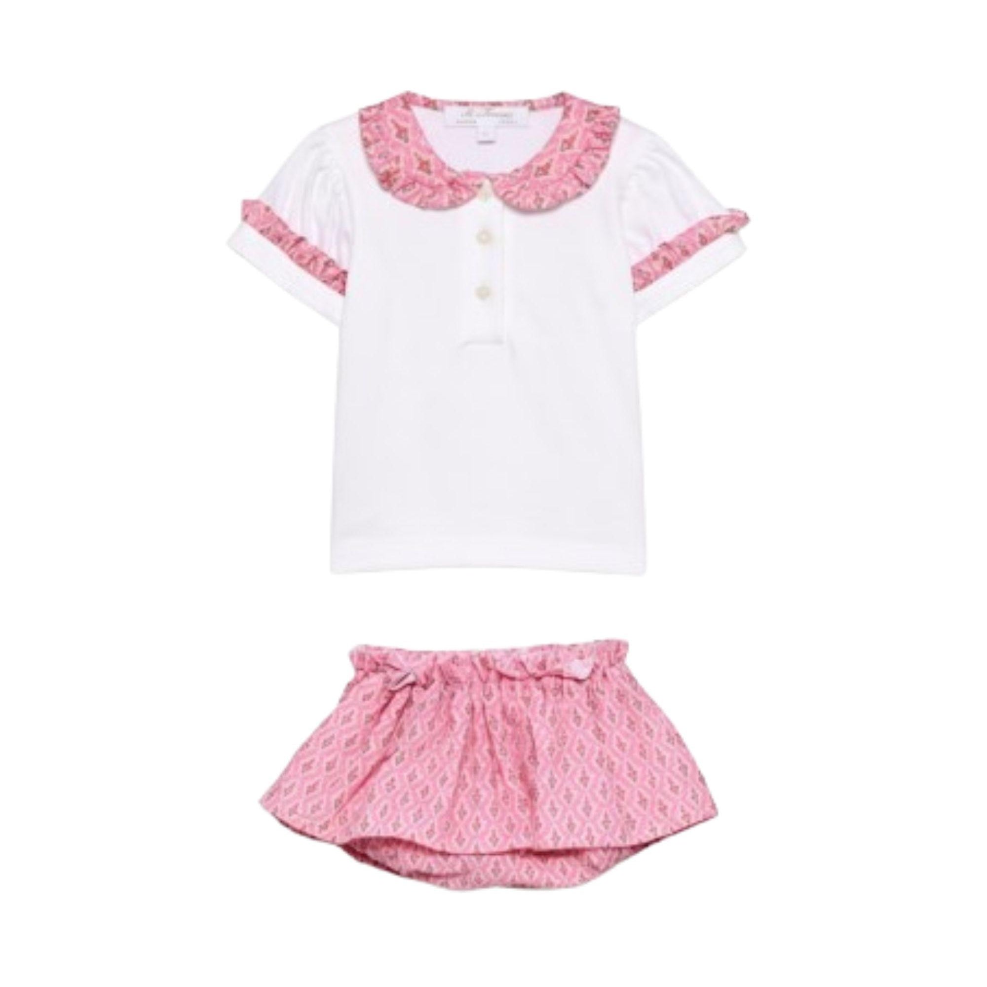 Set t-shirt e gonna per neonata Mariella Ferrari multicolore con stampa grafica floreale CAR16 PLR16 ROSA MARIELLA FERRARI