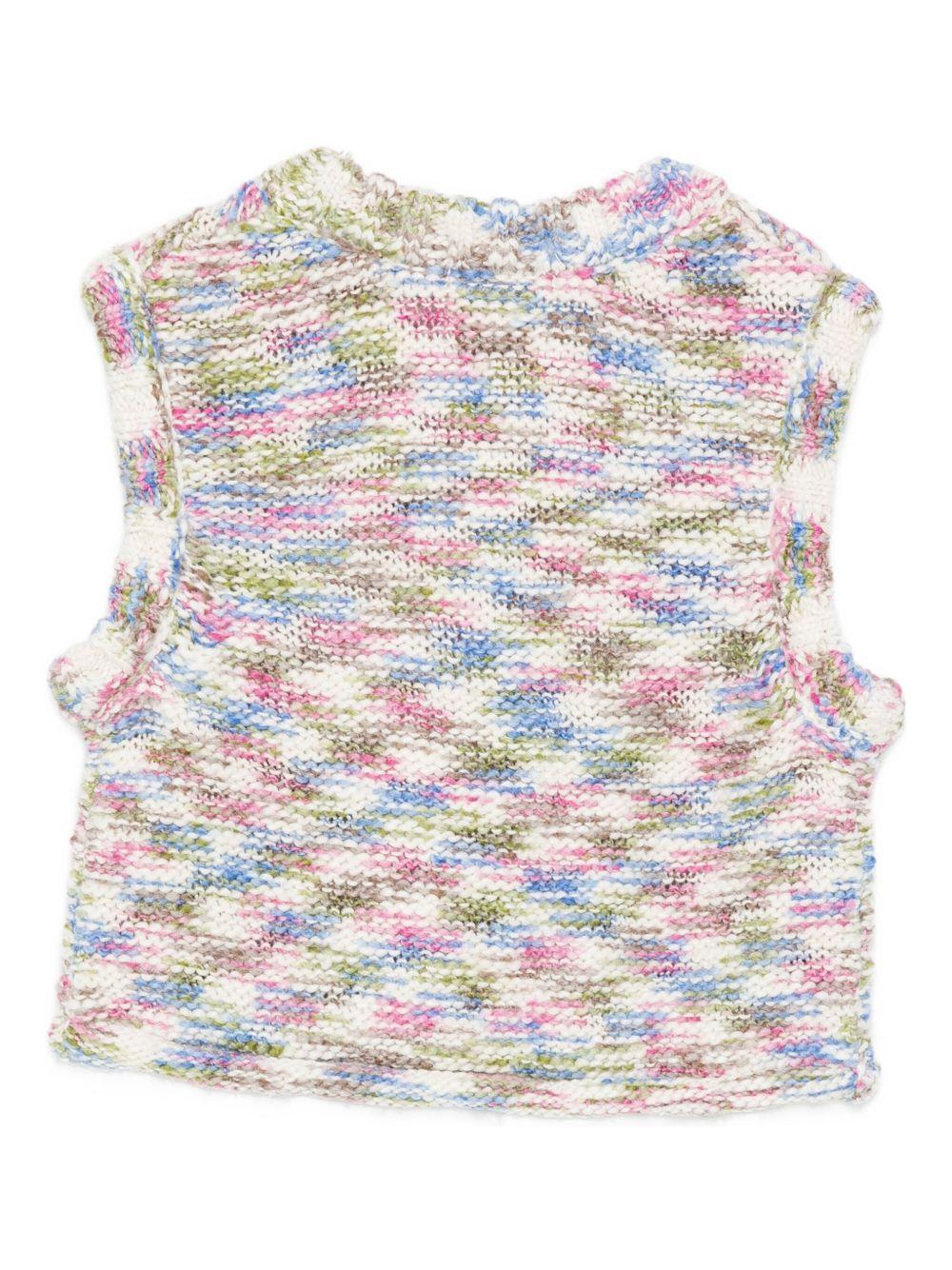 Gilet per bambina Scotch & Soda Kids multicolore a girocollo 180824 260 SCOTCH&SODA