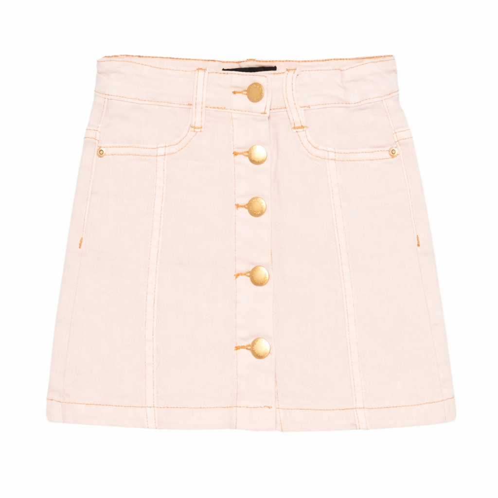 Gonna per bambina Molo rosa con chiusura frontale con abbottonatura 2S26D125 5647 MOLO KIDS