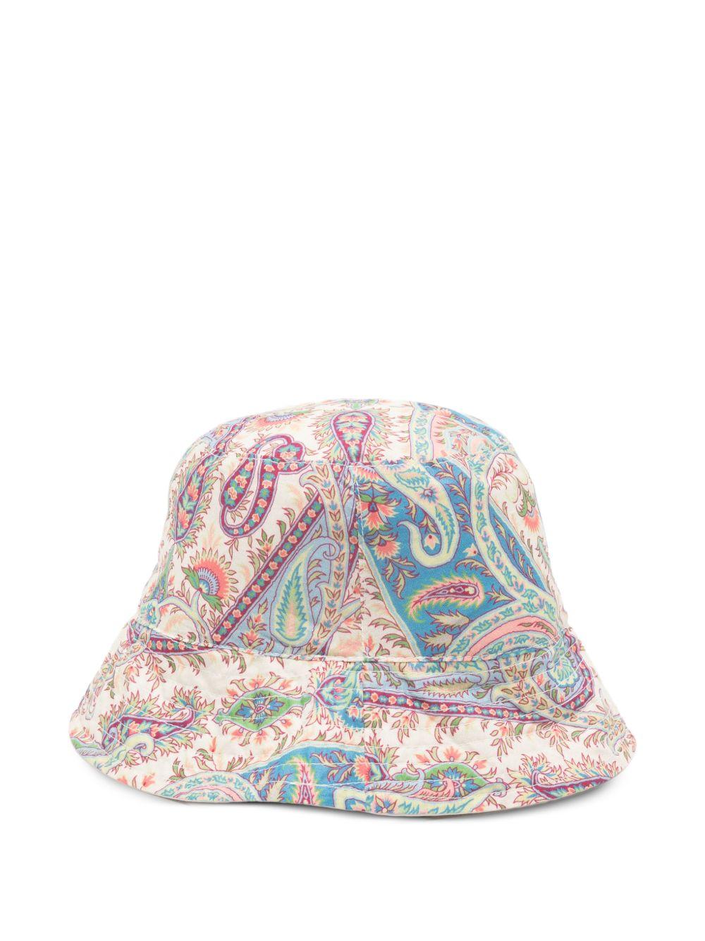 Cappello per bambino Etro Kids multicolore con ricamo Pegaso sul davanti GY0Q38 M0081 107MC ETRO KIDS