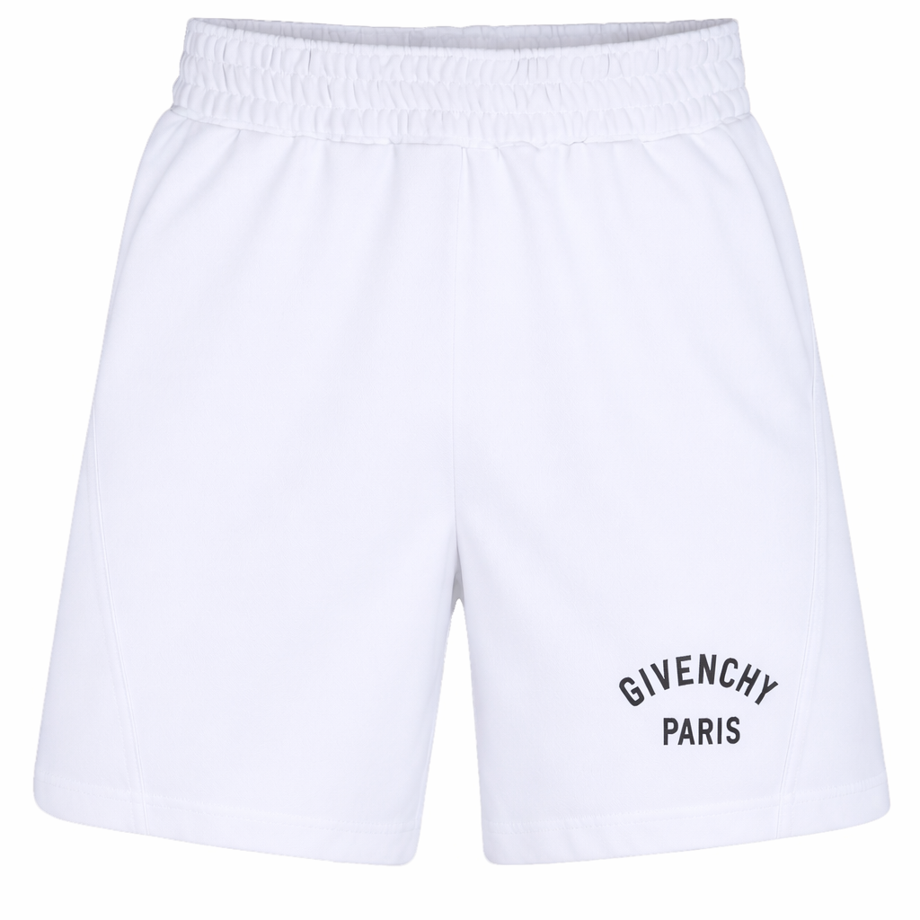 Shorts per bambino Givenchy Kids bianco con tasca posteriore applicata H31100 10P GIVENCHY KIDS