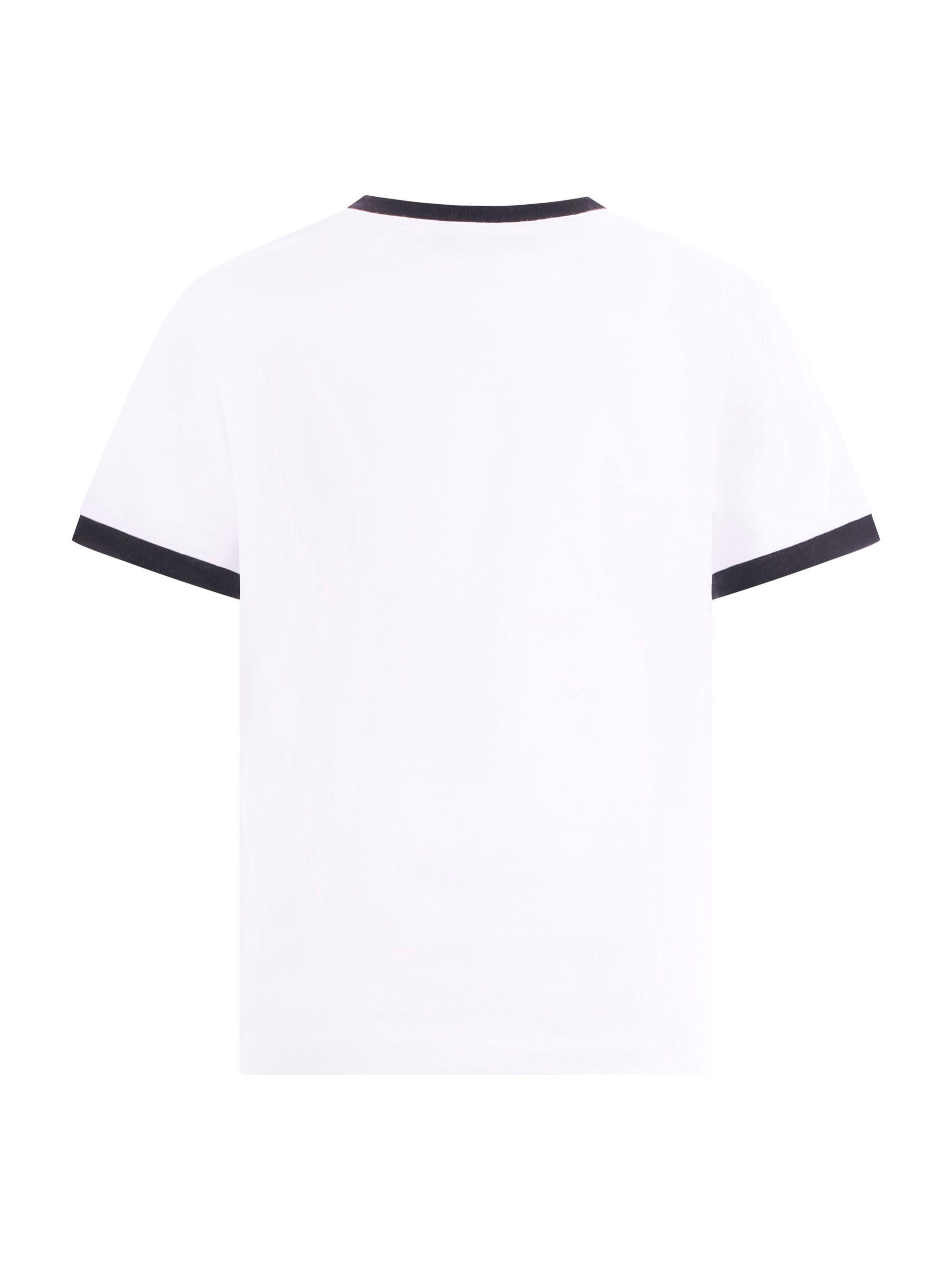 T-shirt per bambino Balmain Kids bianca con dettagli a contrasto BY8P41 Z3672 100NE BALMAIN KIDS