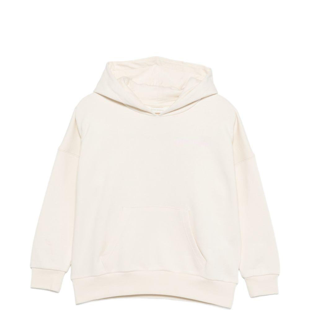 Felpa per bambina Palm Angels Kids bianca con cappuccio PGBB014S26FLE001 002 PALM ANGELS KIDS