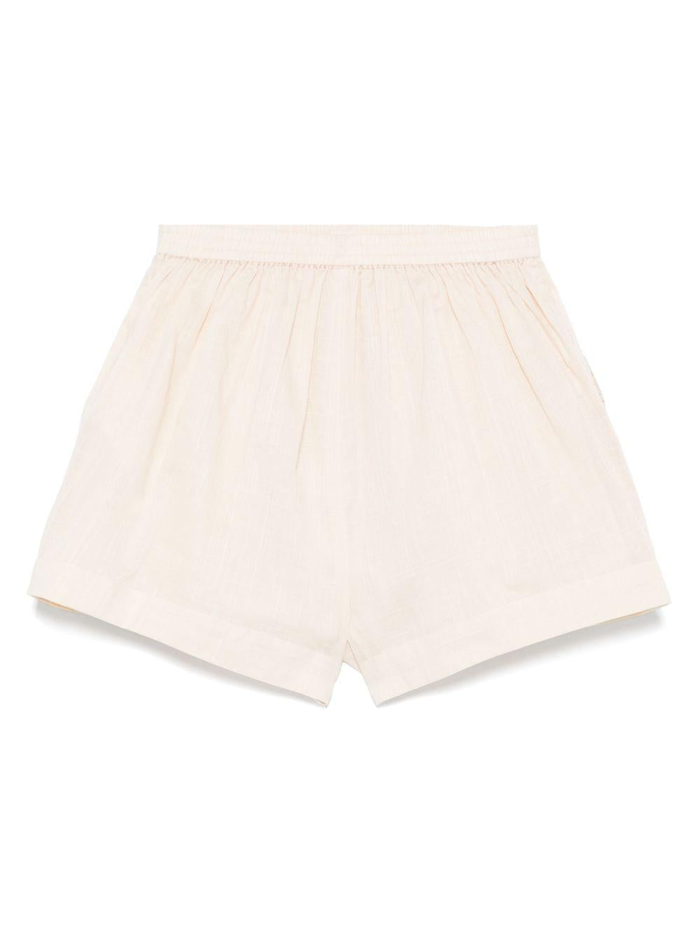Shorts per bambina ZIMMERMANN Kids Lucky beige con decorazione con punto inglese 3865AS S252 ZIMMERMANN KIDS