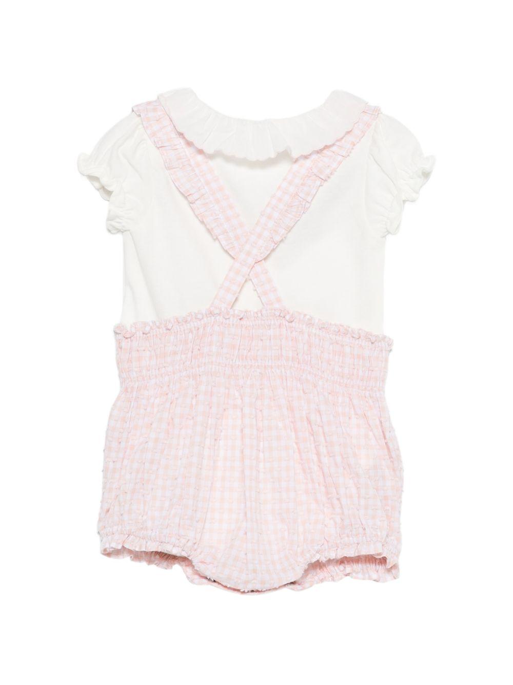 Tutina per neonata Tartine & Chocolat bianco con ricamo a fiori CC37030 30 TArtine & Chocolat KIDS