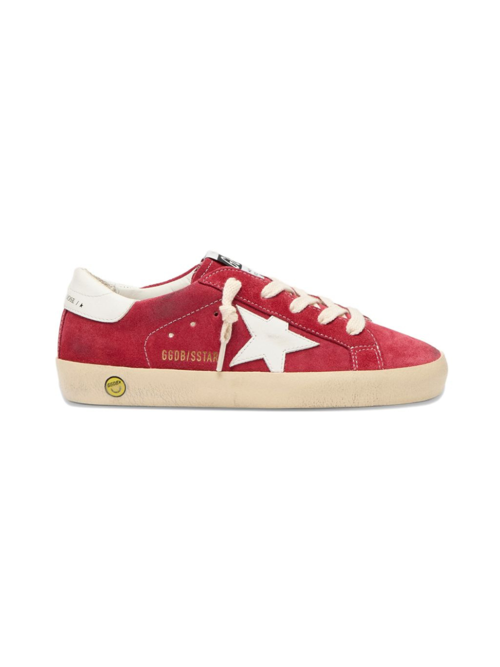 Sneakers Superstar per bambini Golden Goose Kids rosse con lacci F00101F008031 40375 GOLDEN GOOSE KIDS