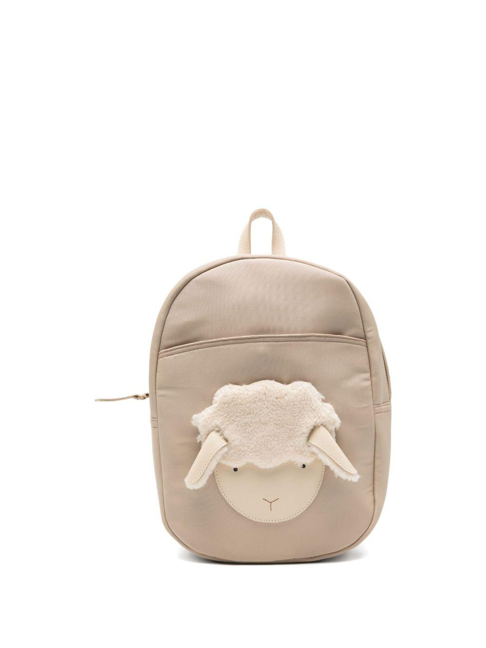 Zaino per bambina Donsje beige con applicazione muso di pecora 5522002 TF004 DONSJE KIDS