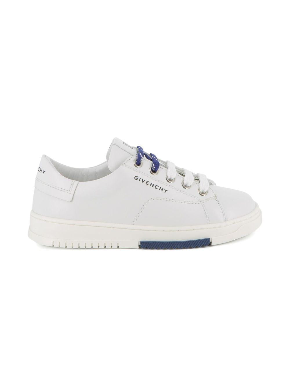 Sneakers per bambino Givenchy Kids bianche con logo goffrato H31042 10P GIVENCHY KIDS