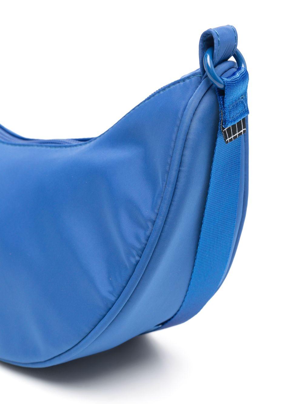 Borsa a spalla per bambina Molo Crescent azzurro con chiusura superiore con zip 7S25V109 8767 MOLO KIDS