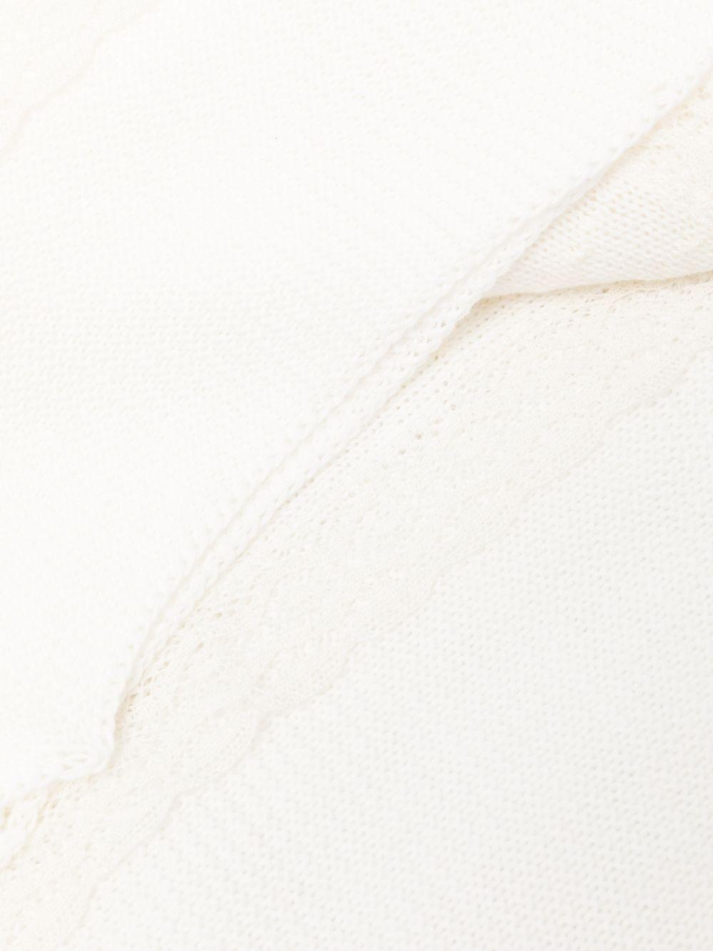 Coperta per neonati Paz Rodriguez avorio con pizzo Paz V26 029-123235 6062 PaZ RODRIGUEZ KIDS
