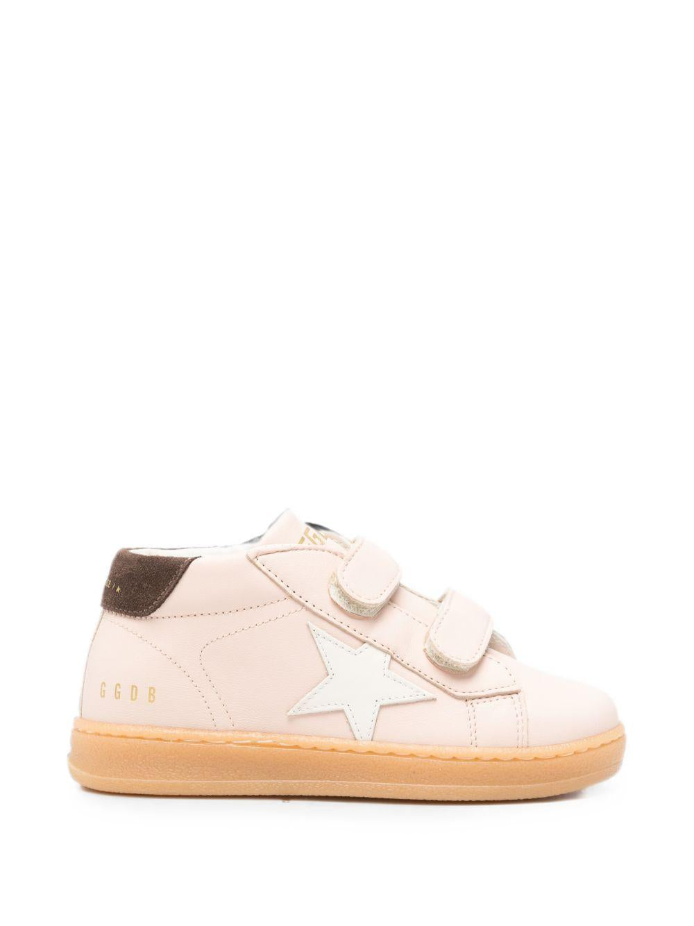 Sneakers June Ballstar per bambina Golden Goose Kids rosa con chiusura a strappo F00386F008635 25816 GOLDEN GOOSE KIDS