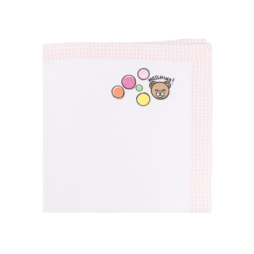Coperta per neonata Moschino Kids multicolore con orsetto Teddy Bear MUB00LLZE10 82543 MOSCHINO KIDS