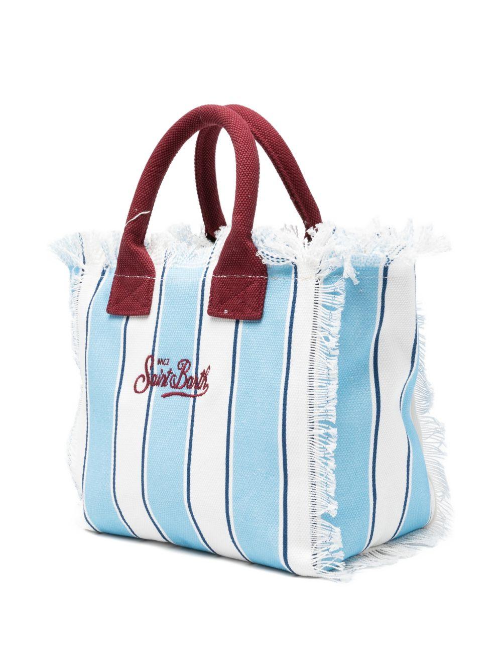 Borsa tote colette MC2 Saint Barth multicolore con frange COL0001 00938L MC2 ST. BARTH KIDS