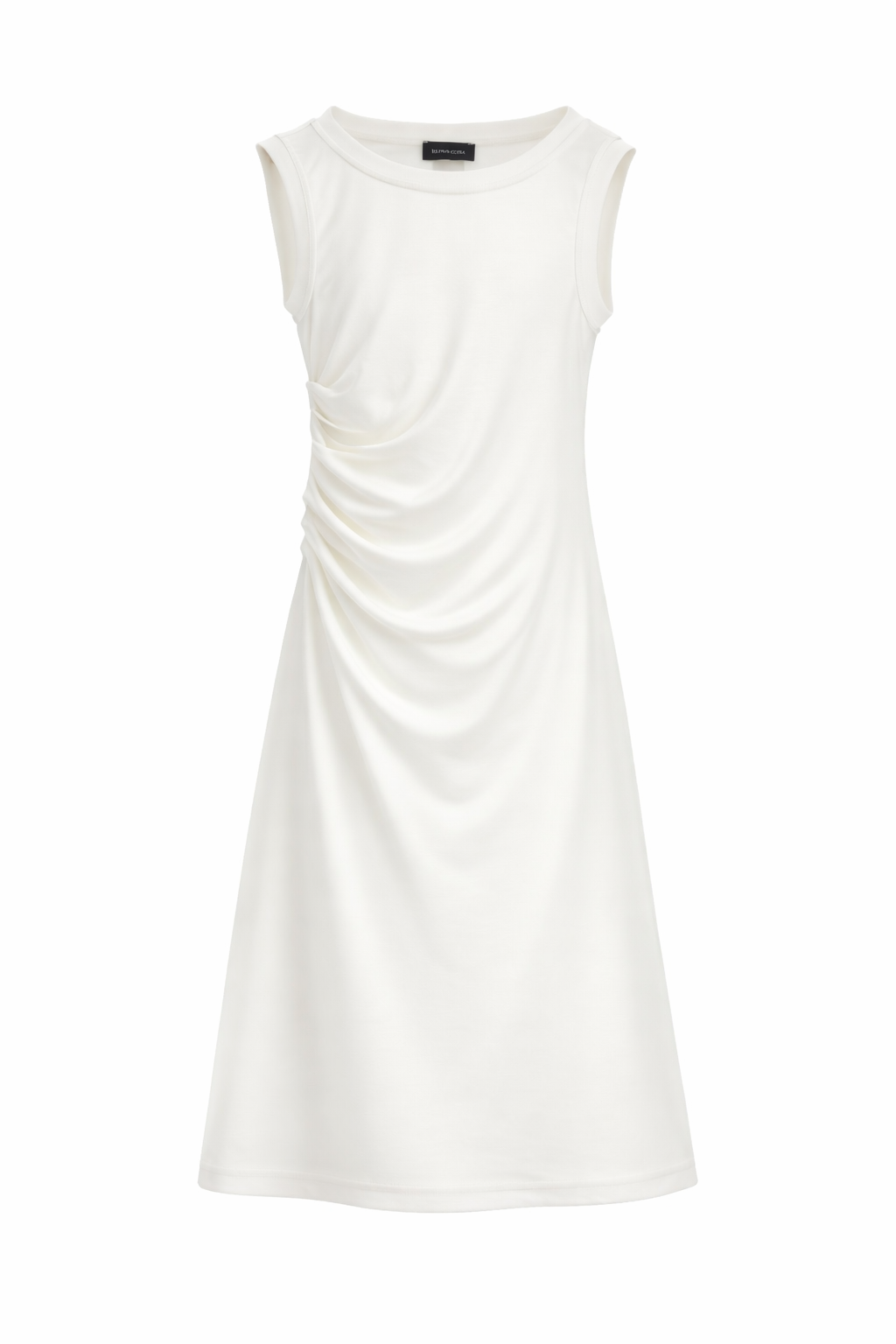 Abito per bambina Monnalisa bianco con ruches 41G907 7231 0001 MONNALISA