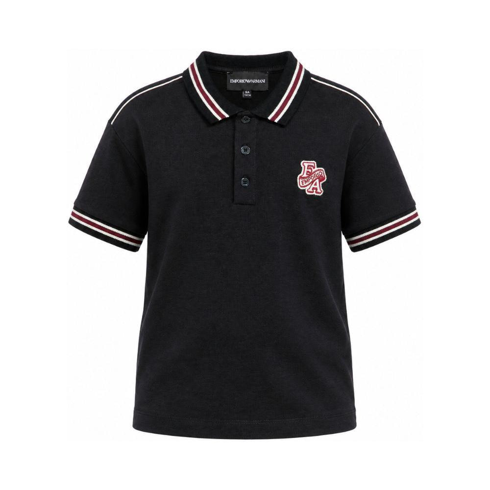 Polo per bambino Emporio Armani Kids blu a maniche corte EB001381 AF13715 UB118 EMPORIO ARMANI KIDS