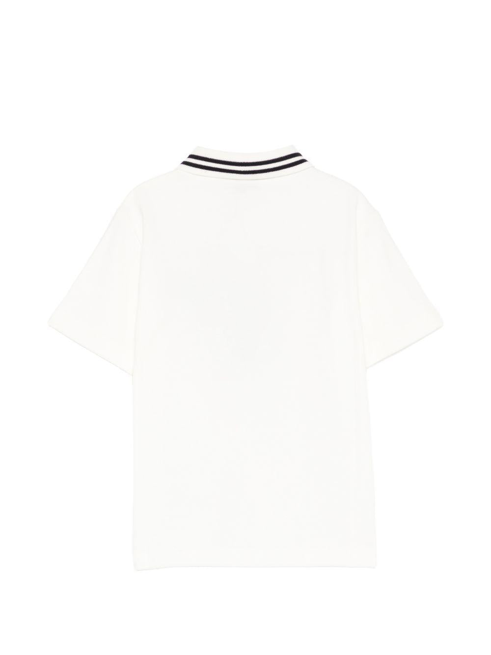Polo per bambino Etro Kids bianca con logo ricamato GY8P11 Z2119 101 ETRO KIDS