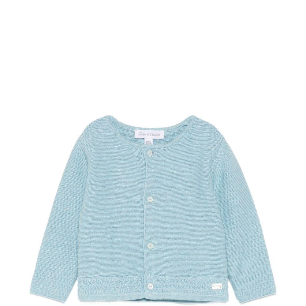 Cardigan per neonata Tartine & Chocolat azzurro con bottoni CC18000 48 TArtine & Chocolat KIDS