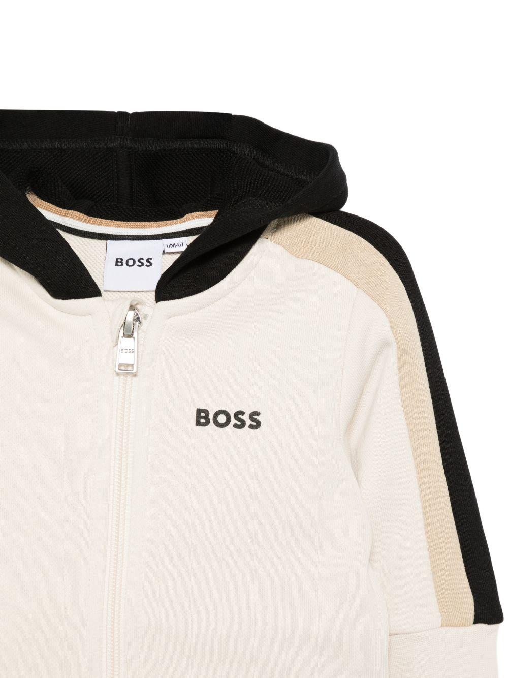 Tuta per neonato Boss Kids multicolor con cappuccio<BR/> J52850 21C BOSS KIDS