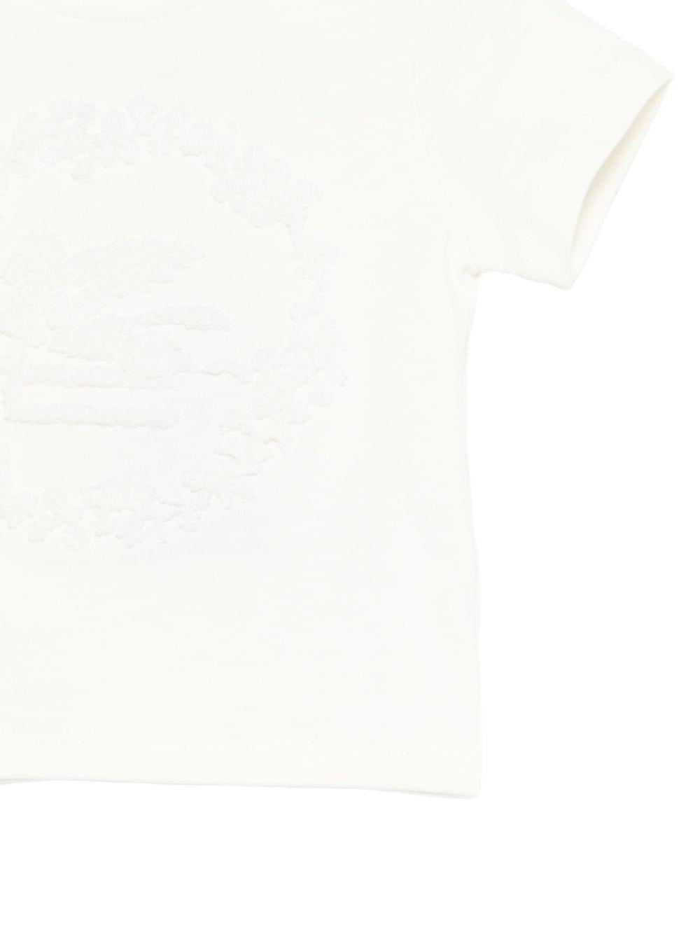 T-shirt per neonato Etro Kids bianca con dettaglio sul davanti GY8501 Z3672 102 ETRO KIDS