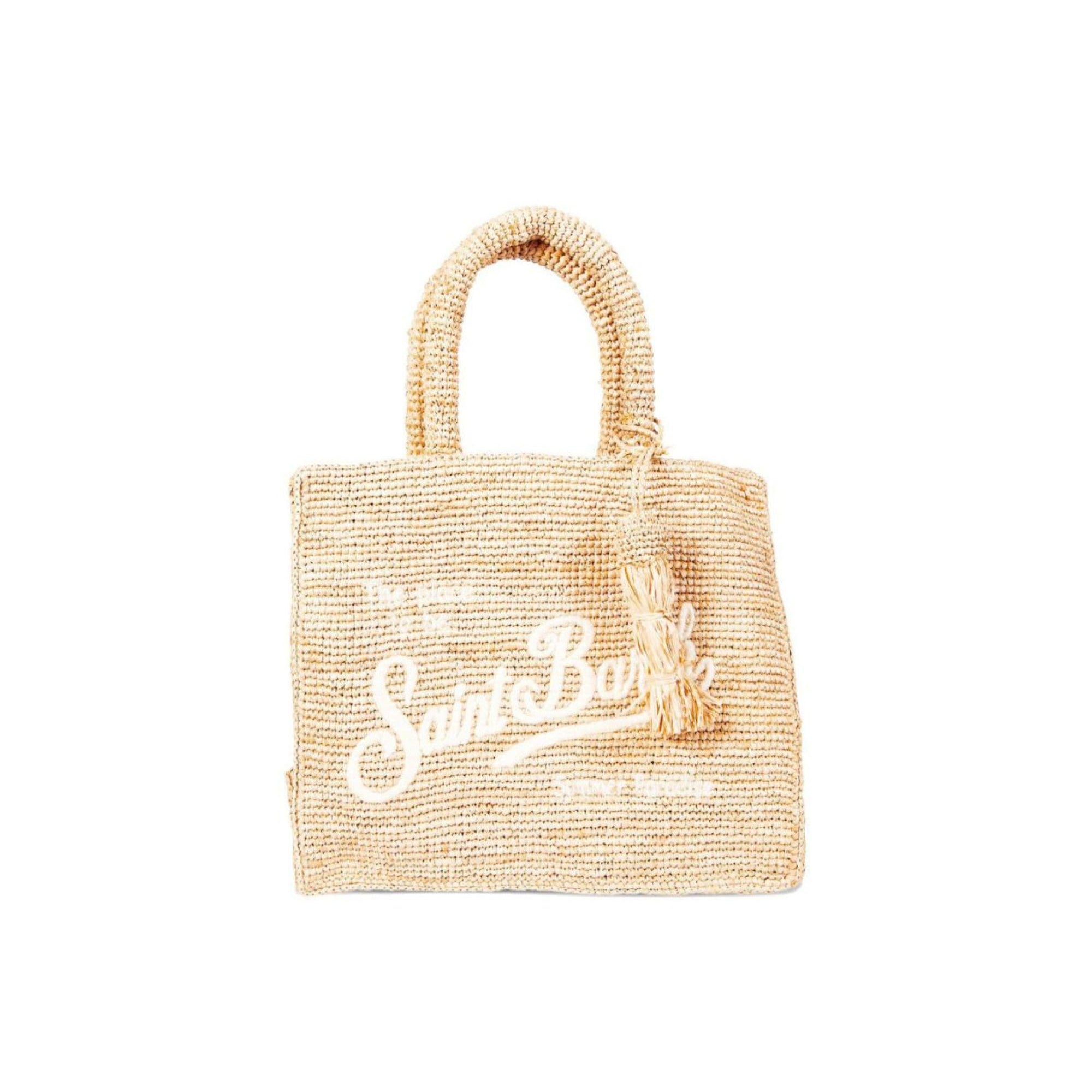 Borsa Colette MC2 Saint Barth beige con dettaglio nappa COL0013 00222L MC2 ST. BARTH KIDS