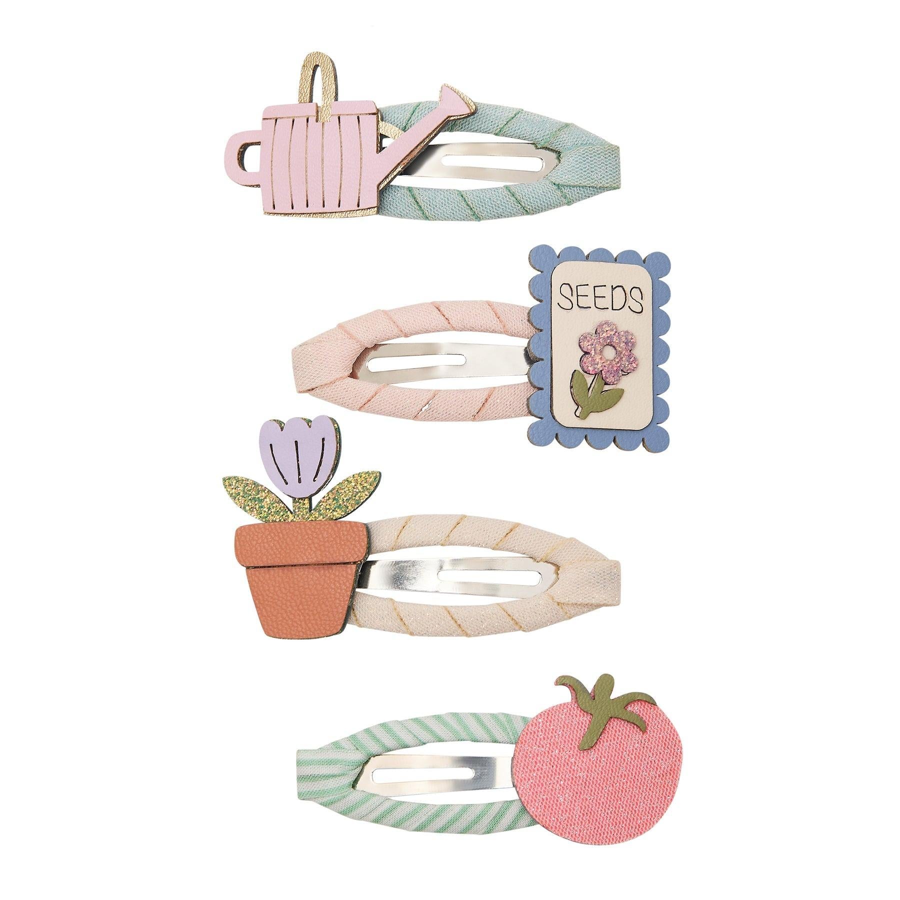 Set di quattro mollette per bambina Mimi & Lula multicolore con design giardinaggio 182056-23 GARDENING MIMI & LULA KIDS